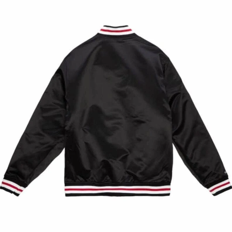 Mitchell & Ness Nba Chicago Bulls Champ City Satin Jacket (Black) - Image 2