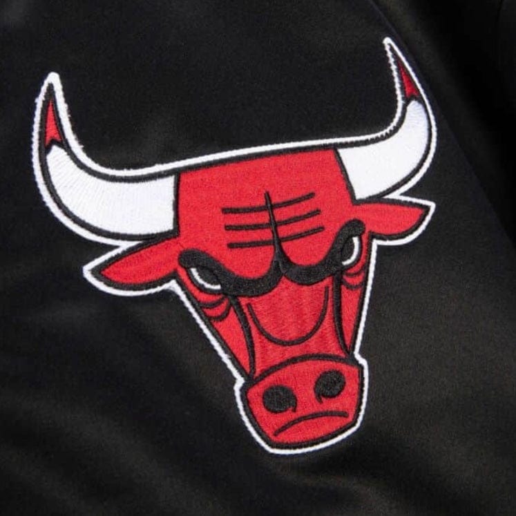 Mitchell & Ness Nba Chicago Bulls Champ City Satin Jacket (Black) - Image 3