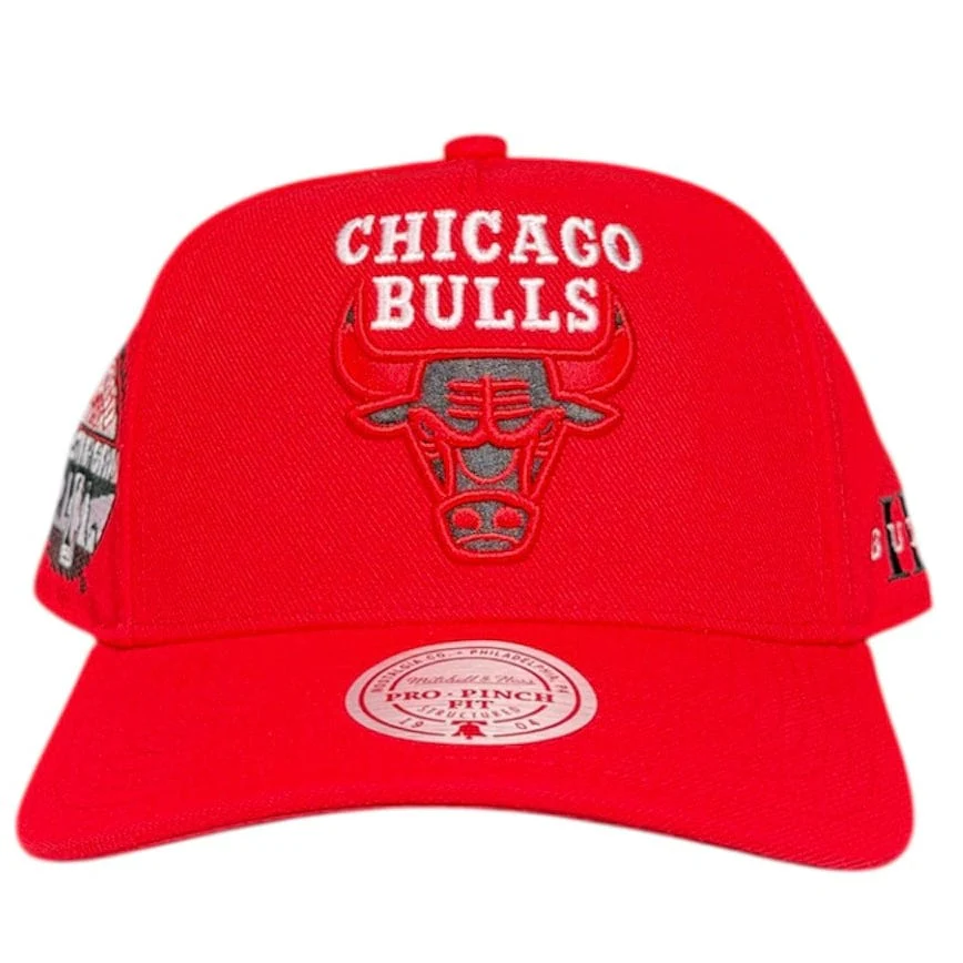 Mitchell & Ness Nba Chicago Bulls Core III Snapback (Red/Red)