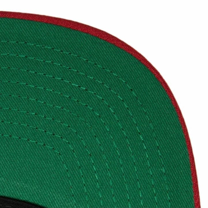 Mitchell & Ness NBA Chicago Bulls Crooked Path Snapback (Black) - Image 3