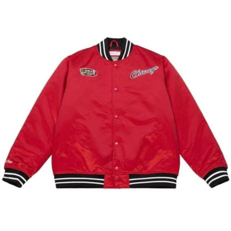 Mitchell & Ness NBA Chicago Bulls Heavyweight Jacket (Scarlet)