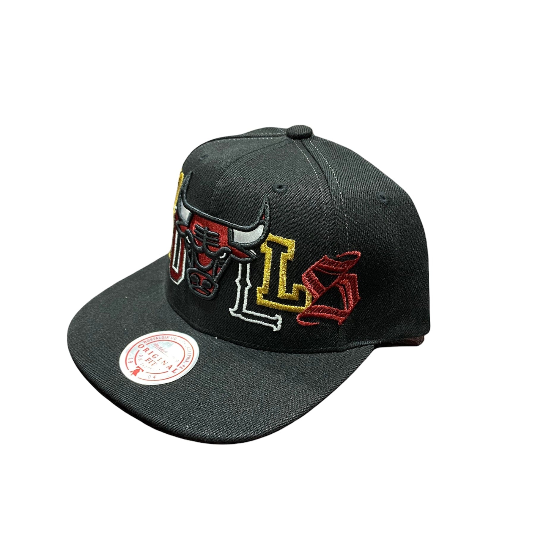 Mitchell & Ness Nba Chicago Bulls Hype Type Snapback (Black) - Image 2