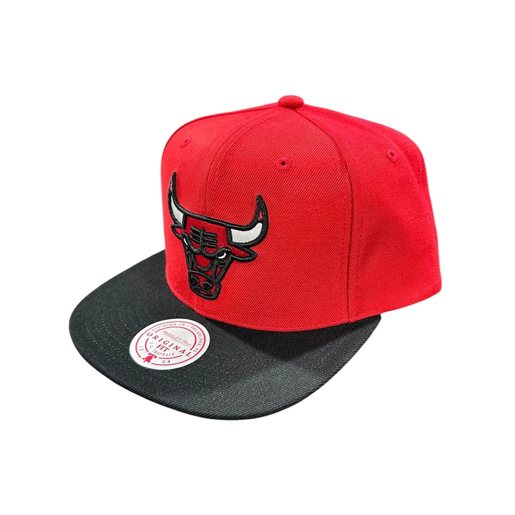 Mitchell & Ness NBA Chicago Bulls Team 2 Tone 2.0 Snapback (Red/Black)