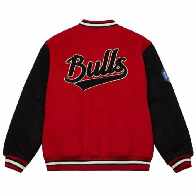 Mitchell & Ness Nba Chicago Bulls Team Legacy Varsity Jacket (Red/Black) - Image 2