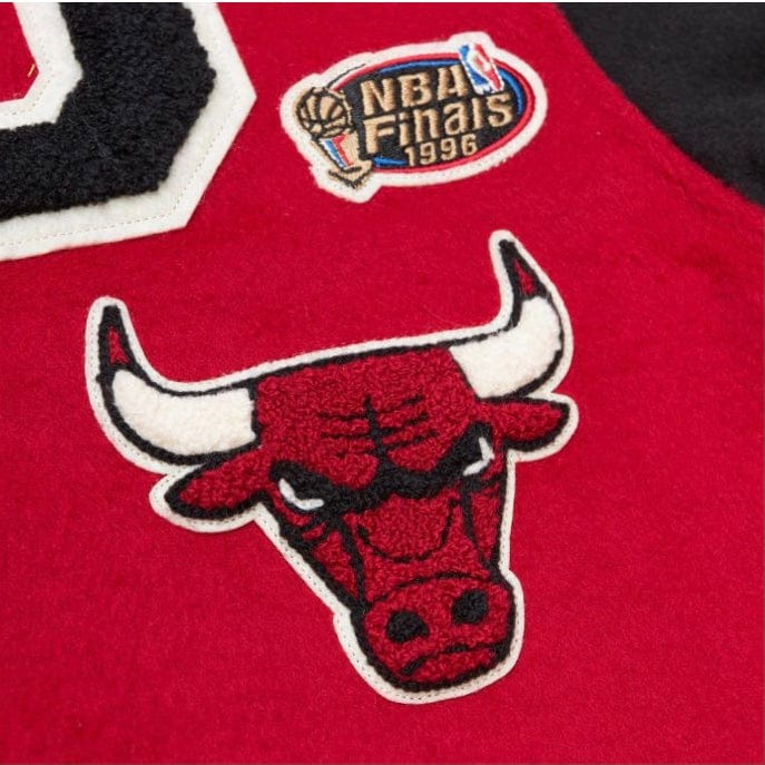Mitchell & Ness Nba Chicago Bulls Team Legacy Varsity Jacket (Red/Black) - Image 3