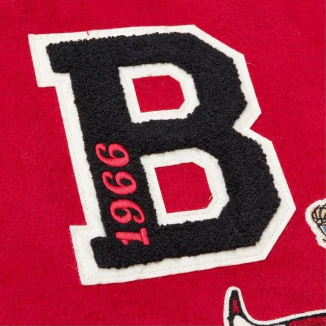 Mitchell & Ness Nba Chicago Bulls Team Legacy Varsity Jacket (Red/Black) - Image 4