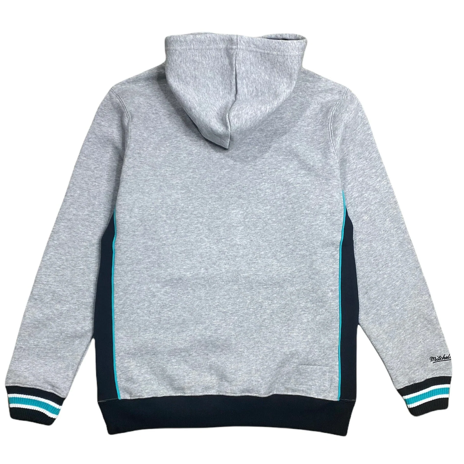 Mitchell & Ness Nba Memphis Grizzlies Premium Fleece Hoodie (Grey/Black) - Image 2
