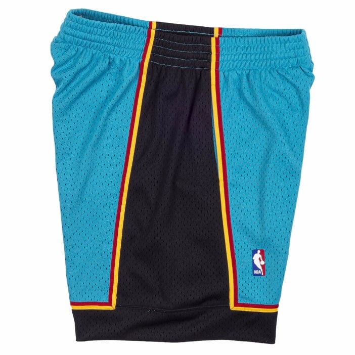 Mitchell & Ness Nba Detroit Pistons 98 Swingman Shorts (Teal) - Image 4