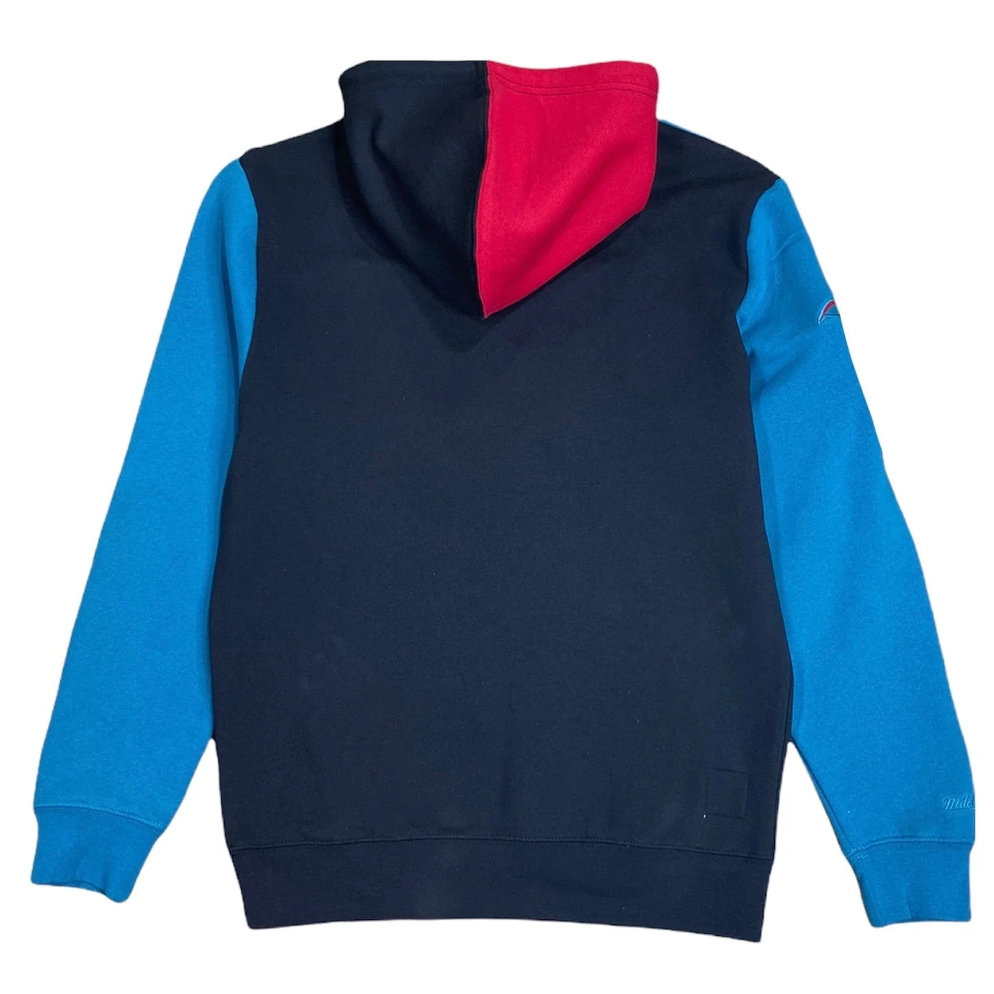 Mitchell & Ness Nba Detroit Pistons Color Blocked Fleece Hoodie (Black) - Image 2
