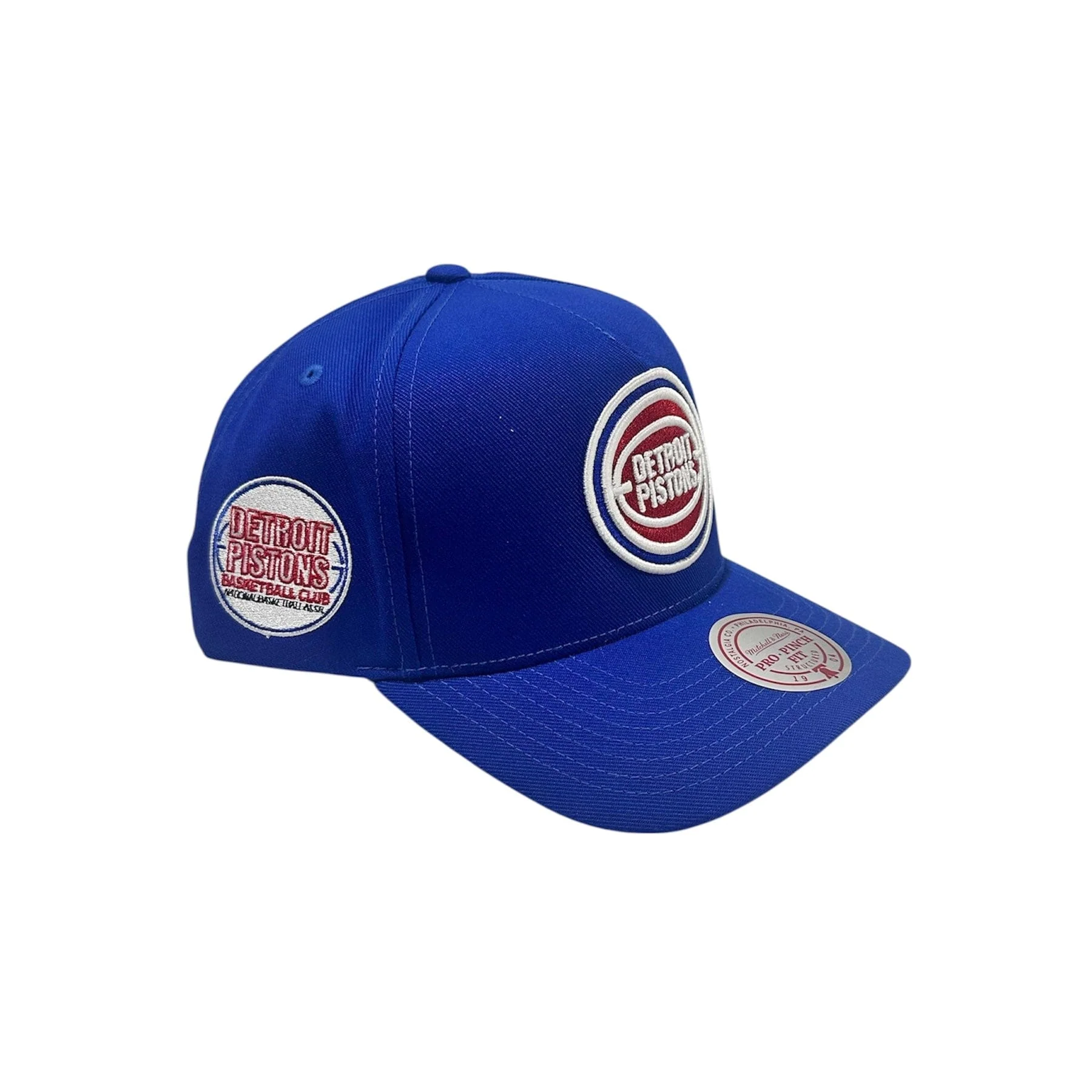 Mitchell & Ness NBA Detroit Pistons Double Clutch Snapback (Royal) - Image 2