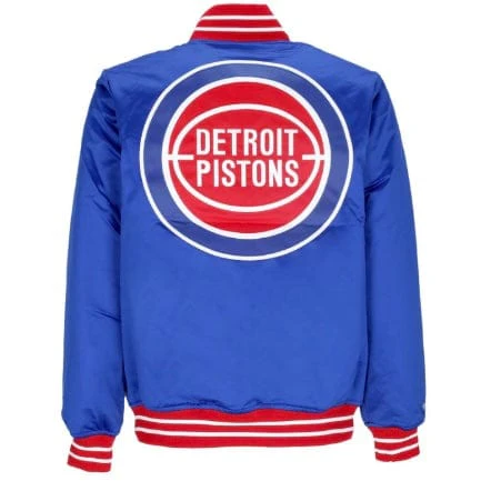 Mitchell & Ness Nba Detroit Pistons Heavyweight Jacket (Royal) - Image 2