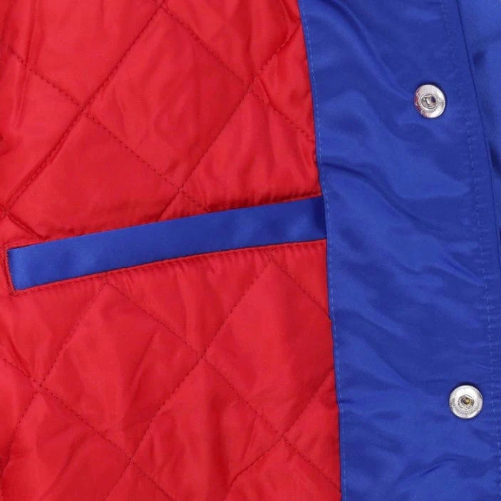 Mitchell & Ness Nba Detroit Pistons Heavyweight Jacket (Royal) - Image 4
