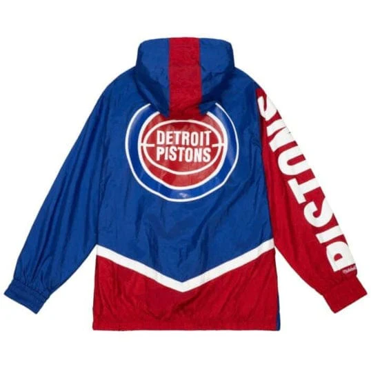 Mitchell & Ness Nba Detroit Pistons Undeniable Full Zip Winbreaker (Royal) - Image 2