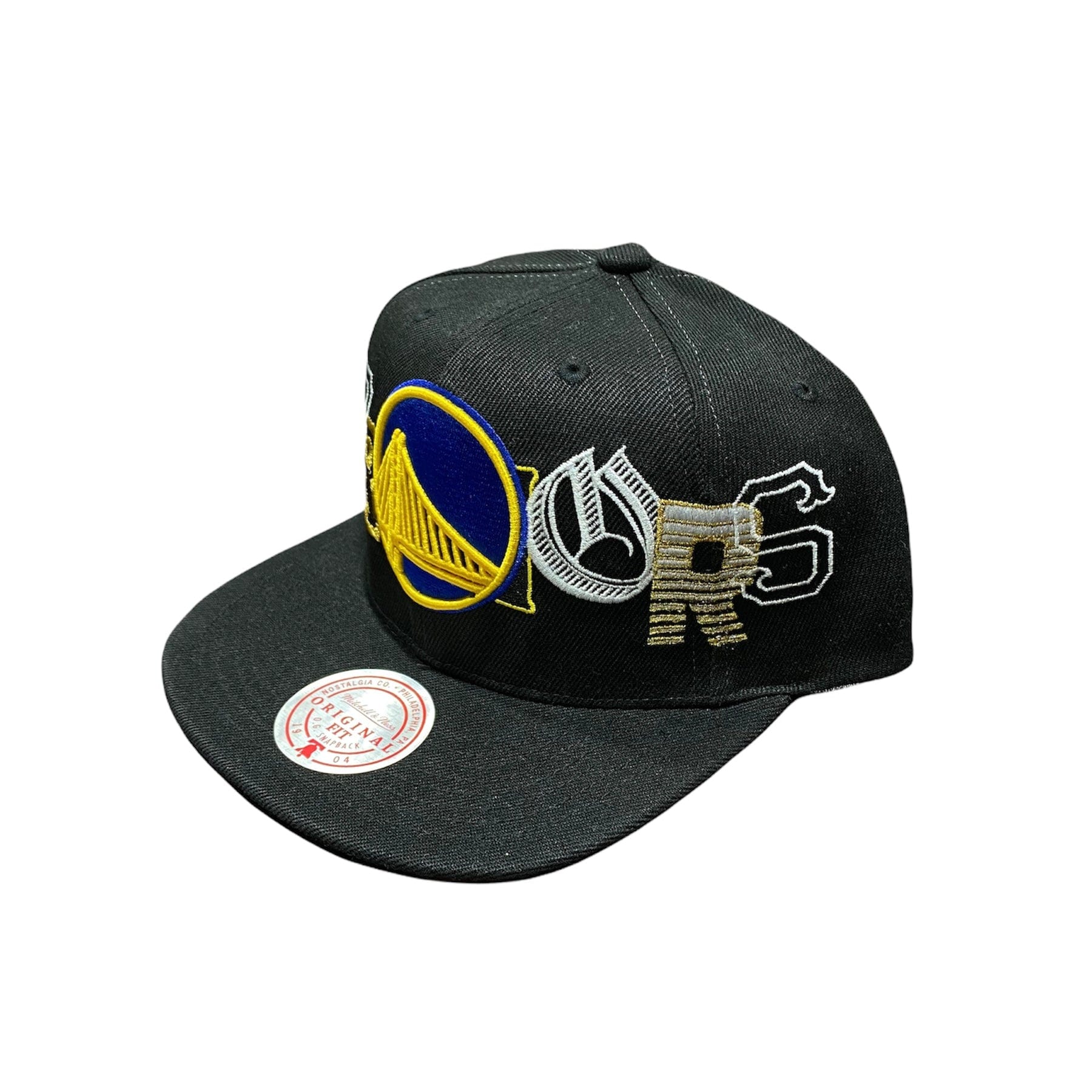 Mitchell & Ness Nba Golden State Wariors Hype Type Snapback (Black) - Image 2