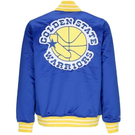 Mitchell & Ness NBA Golden State Warriors Heavyweight Jacket (Royal) - Image 2