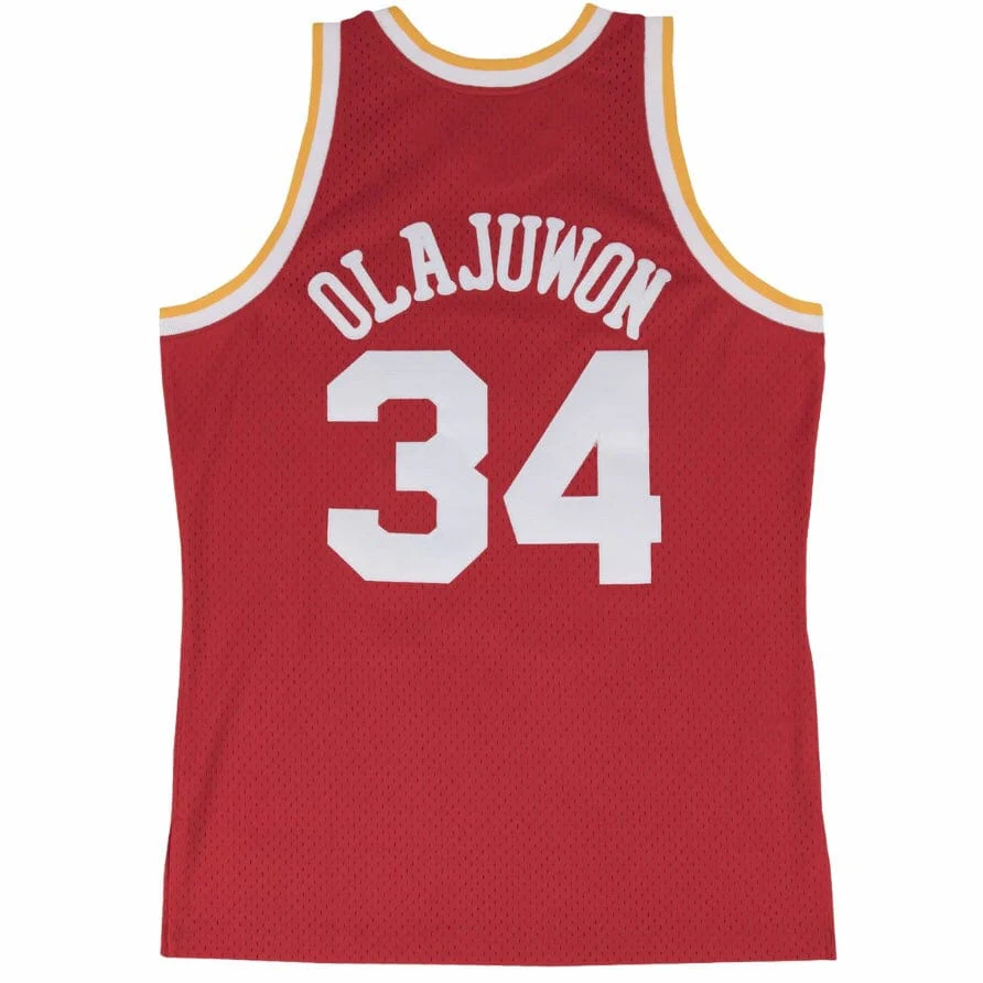 Mitchell & Ness Nba Houston Rockets 93 Swingman Road Jersey (Scarlet) - Image 3