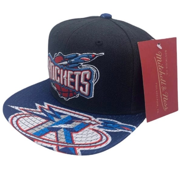 Mitchell & Ness Nba Houston Rockets Snapshot Hwc Snapback (Black/Blue) - Image 2
