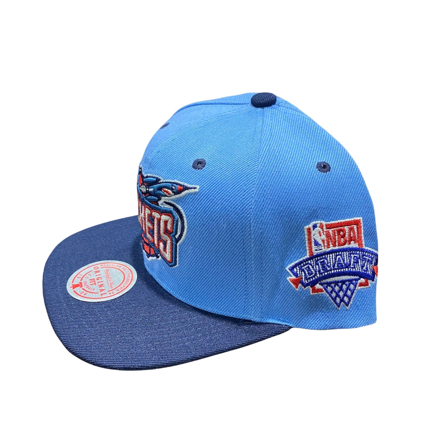 Mitchell & Ness Nba Hwc Houston Rockets Lotto Pick Snapback (Blue/Navy) - Image 2