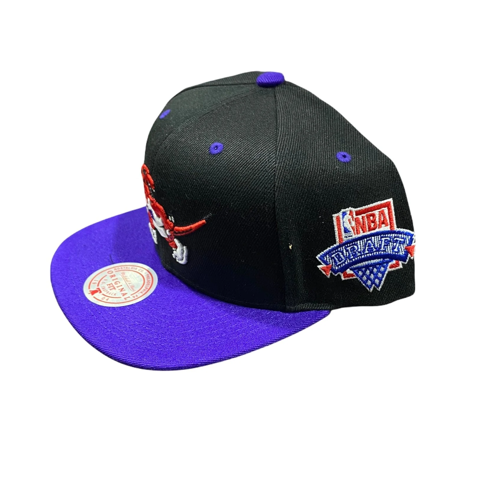 Mitchell & Ness Nba Hwc Toronto Raptors Lotto Pick Snapback (Black/Purple) - Image 2