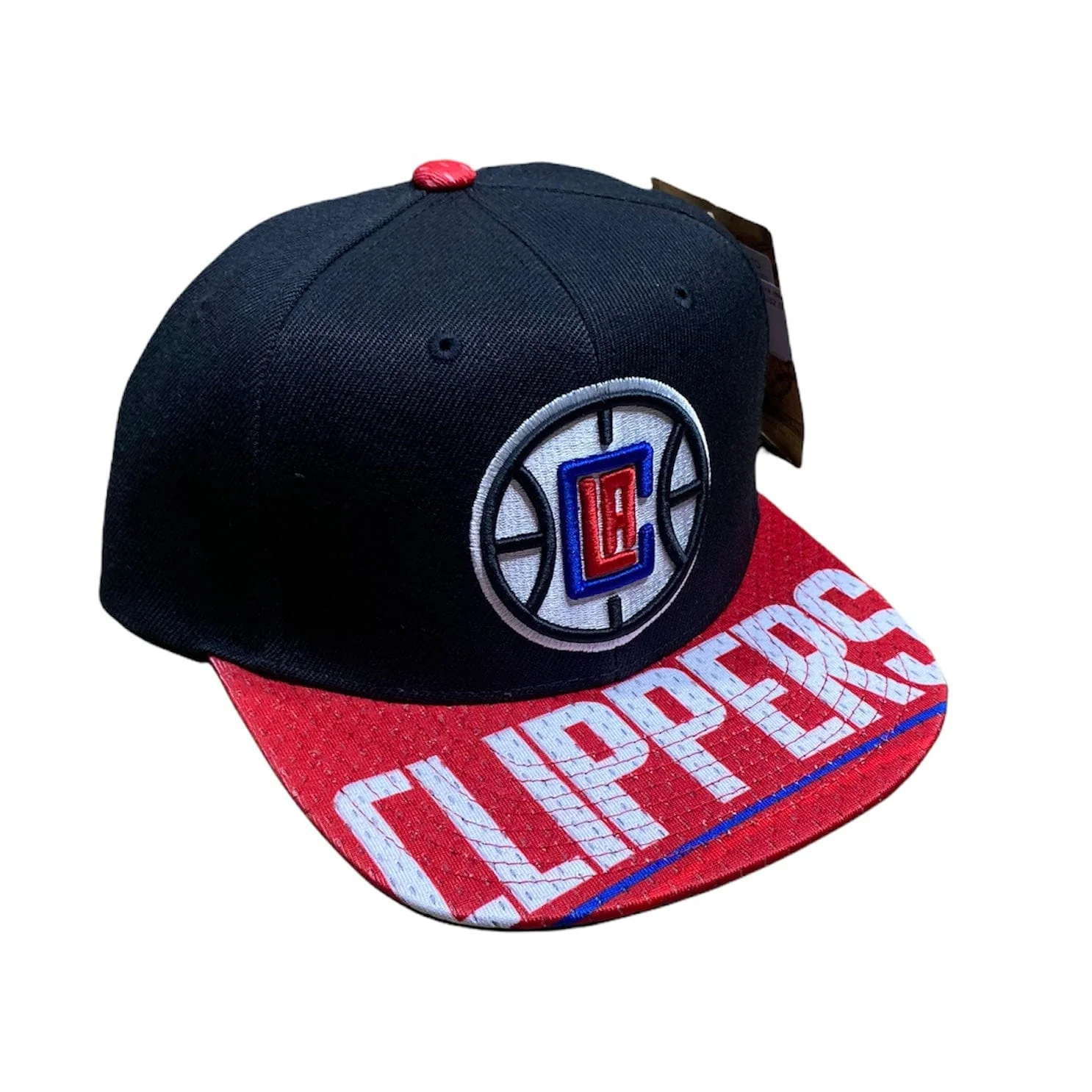 Mitchell & Ness Nba La Clipper Snapshot Snapback (Black/Red) - Image 2