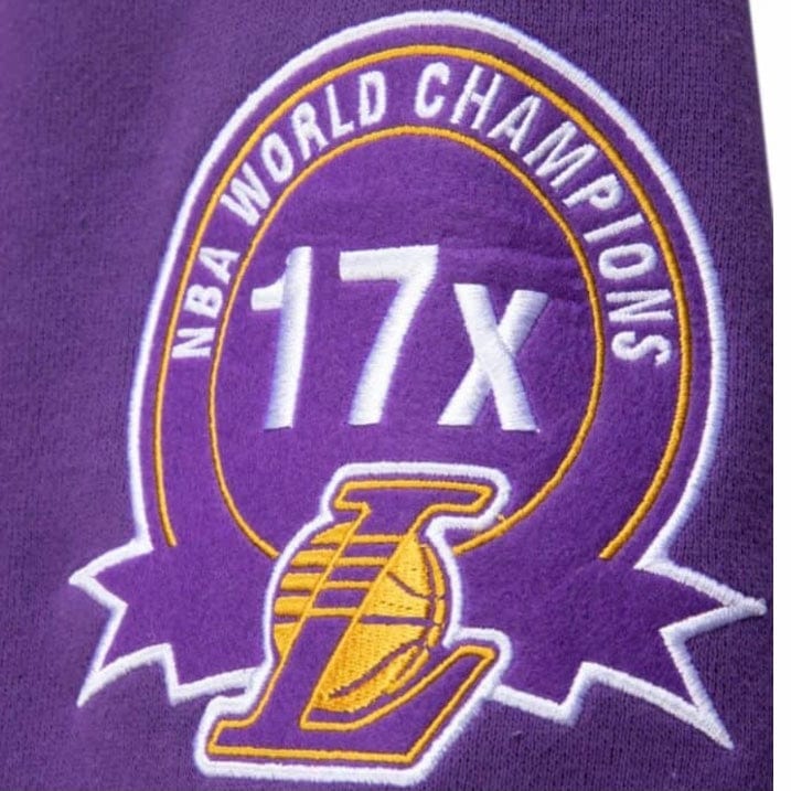 Mitchell & Ness Nba Los Angeles Lakers Champ City Hoodie (Purple) - Image 6