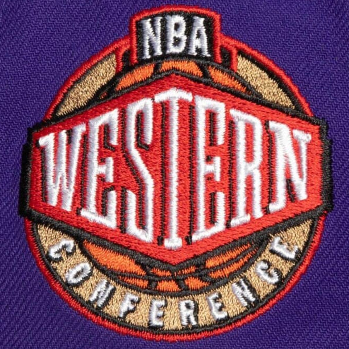 Mitchell & Ness Nba Los Angeles Lakers Conference Patch Snpback (Purple) - Image 3