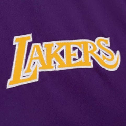 Mitchell & Ness NBA Los Angeles Lakers Heavyweight Jacket (Purple) - Image 3
