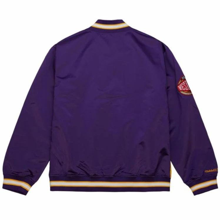 Mitchell & Ness NBA LA Lakers Team OG 2.0 Lightweight Jacket (Purple) - Image 2