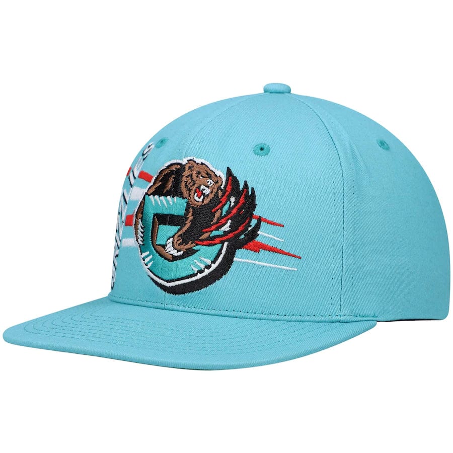 Mitchell & Ness Nba Retro Bolt Deadstock Snapback Hwc Grizzlies (Teal) - Image 3