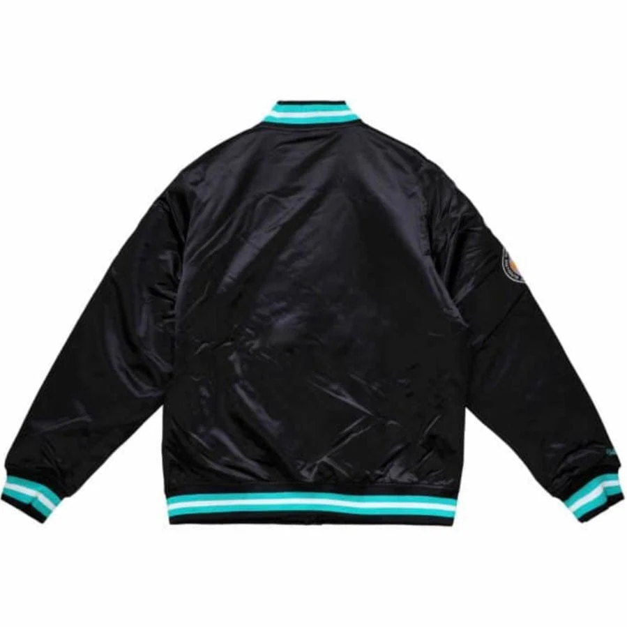 Mitchell & Ness Nba San Antonio Spurs Champ City Satin Jacket (Black) - Image 2