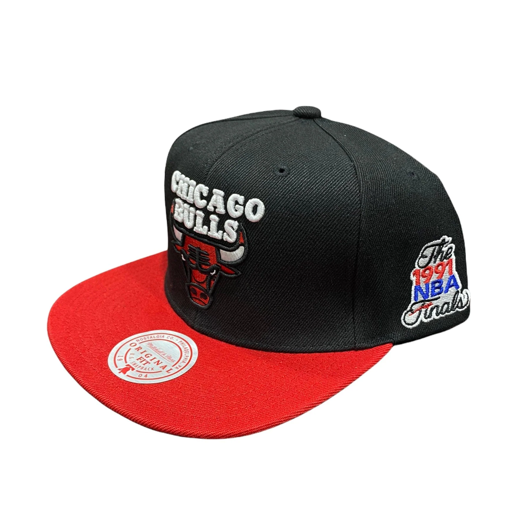 Mitchell & Ness Nba The Champs Hwc Chicago Bulls Snapback (Black/Red) - Image 2