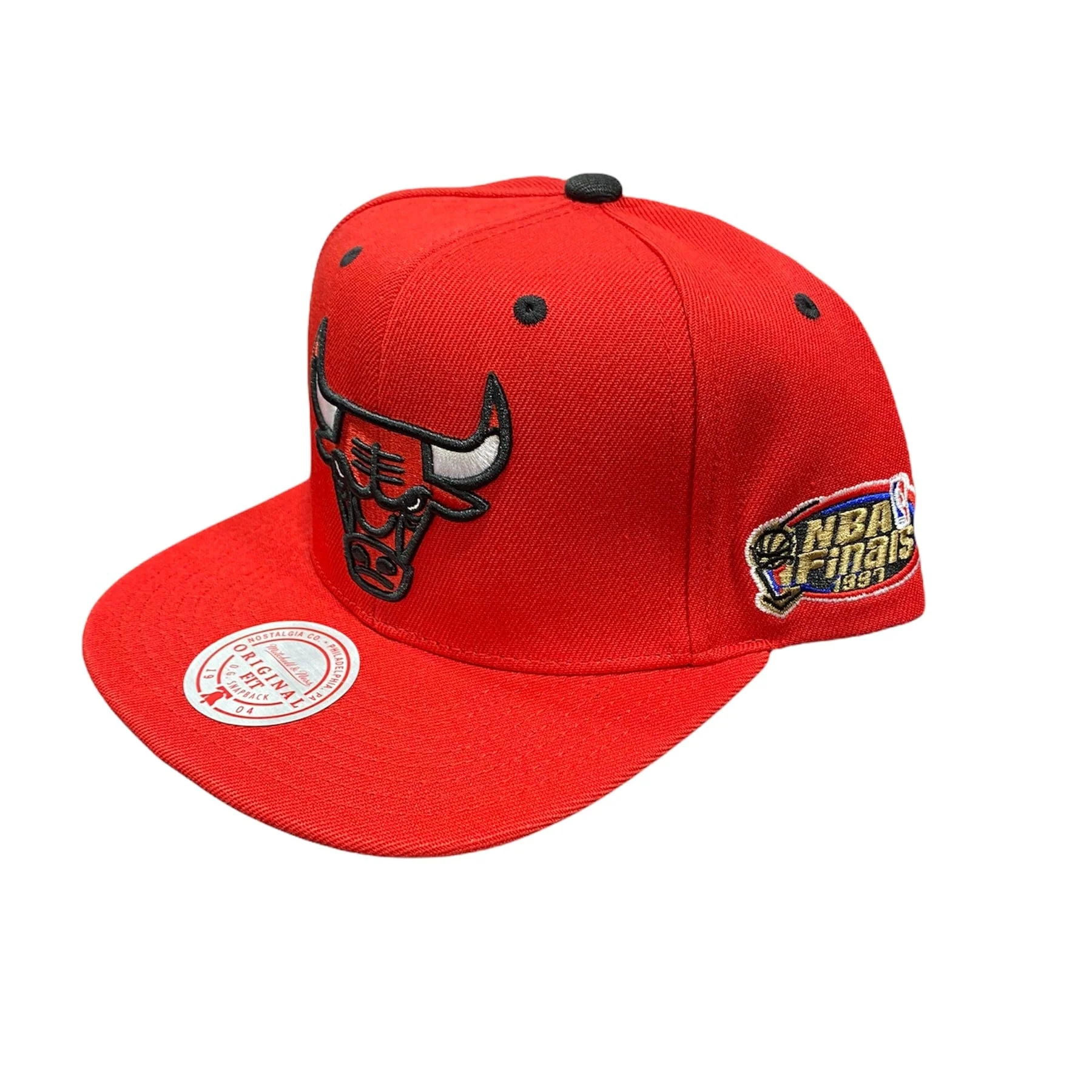 Mitchell & Ness Nba The Champs Hwc Chicago Bulls Snapback (Red) - Image 2