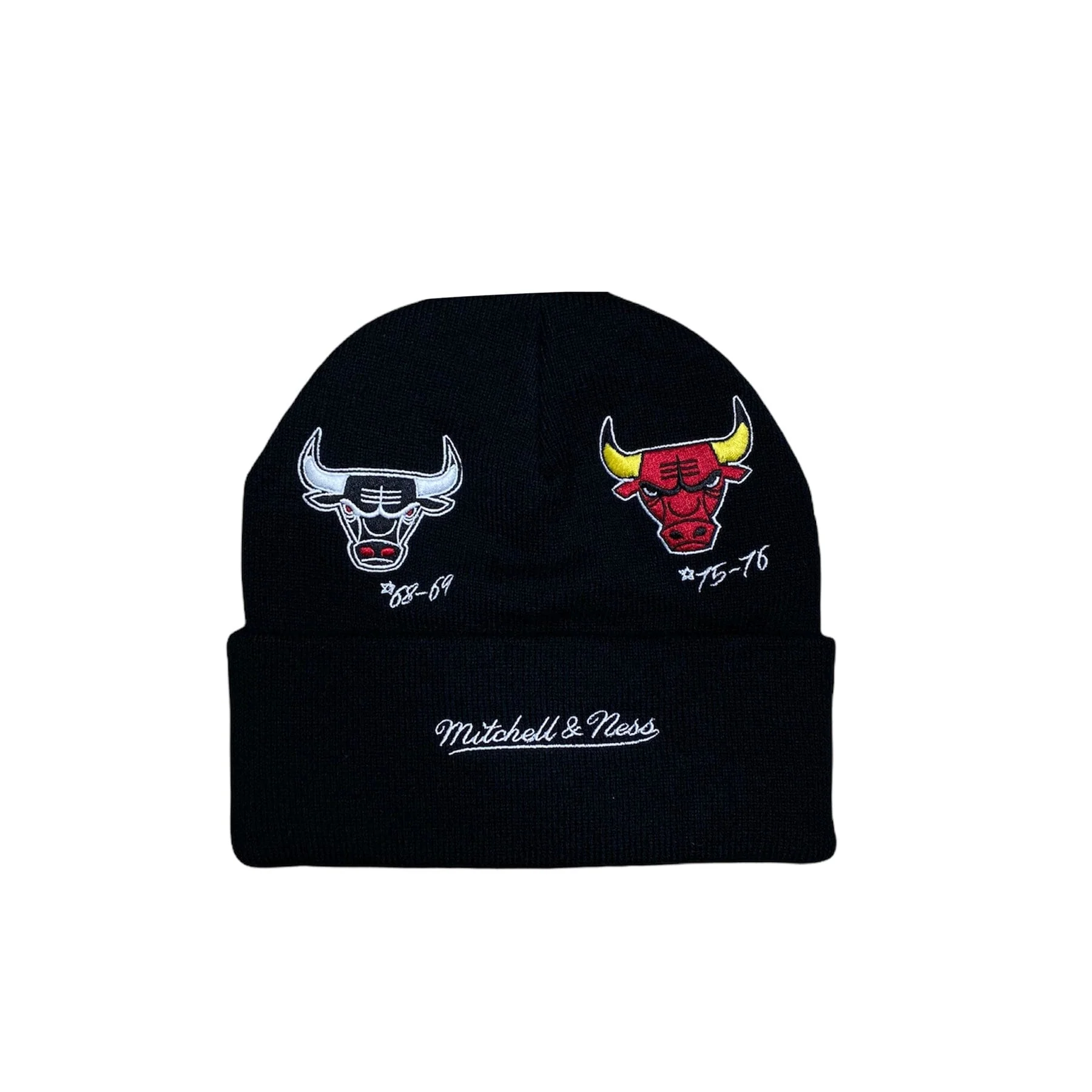 Mitchell & Ness Nba Timeline Knit Beanie Hwc Chicago Bulls (Black) - Image 2