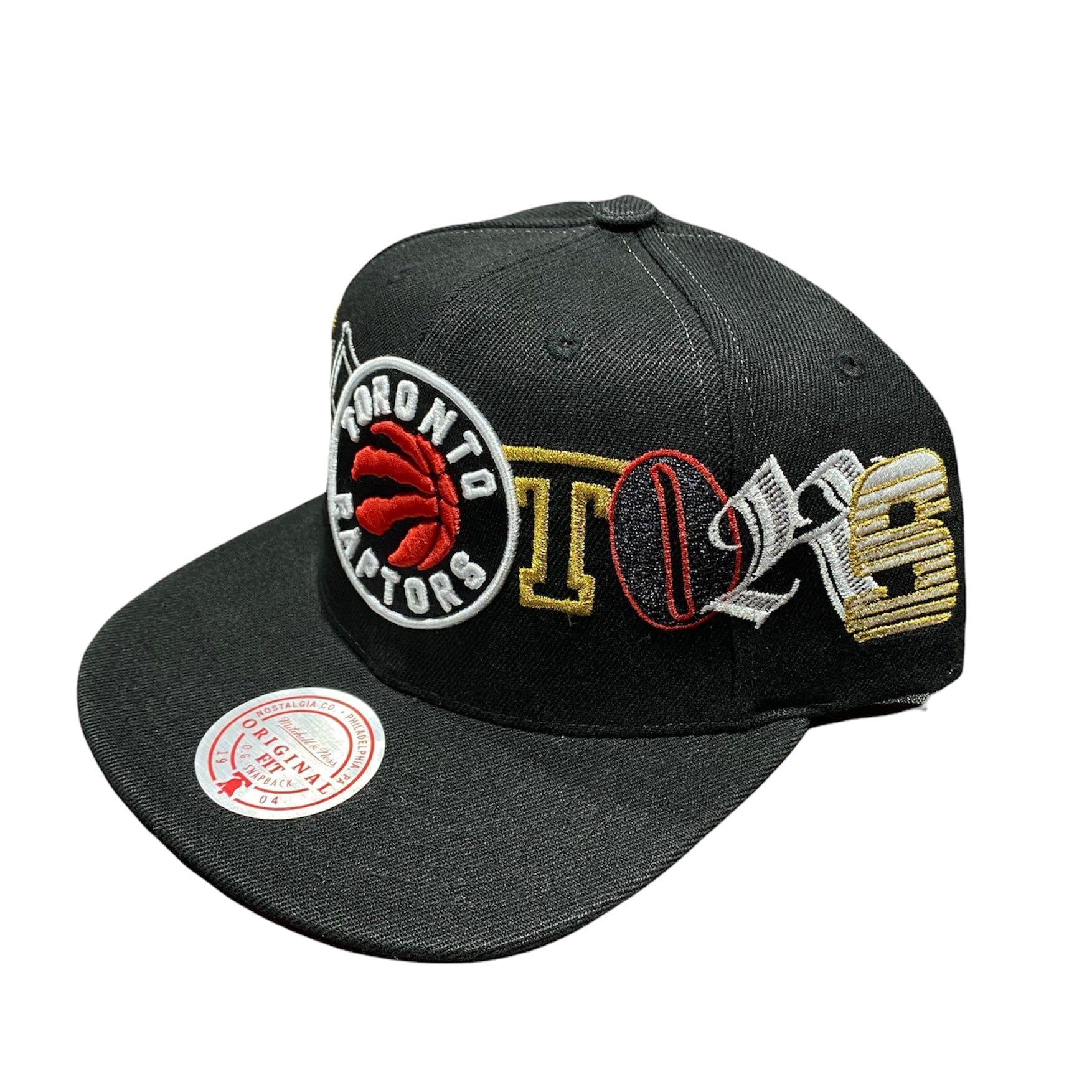 Mitchell & Ness Nba Toronto Raptors Hype Type Snapback (Black) - Image 2