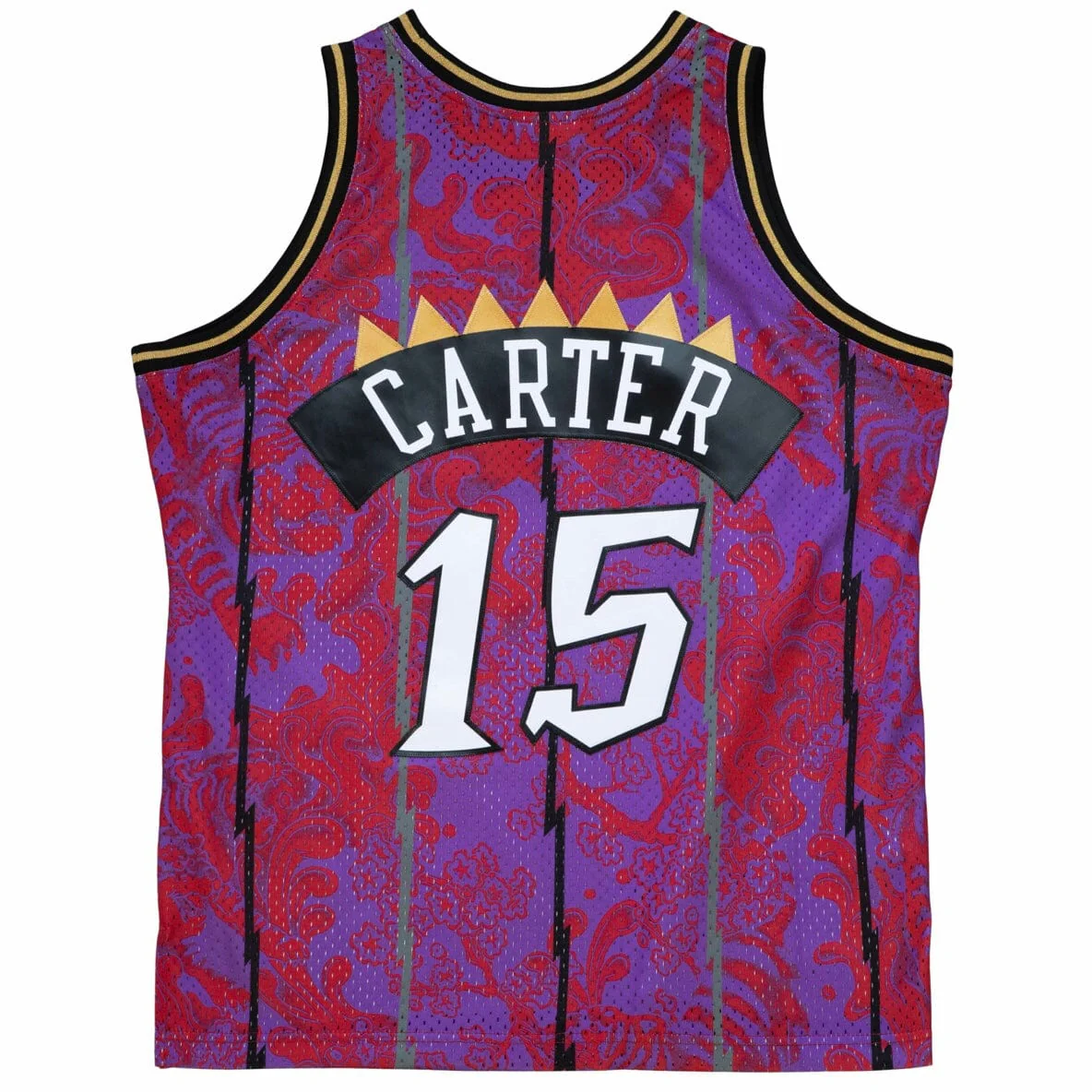 Mitchell & Ness Nba Toronto Raptors Vince Carter Swingman Jersey (Red/Purple) - Image 2