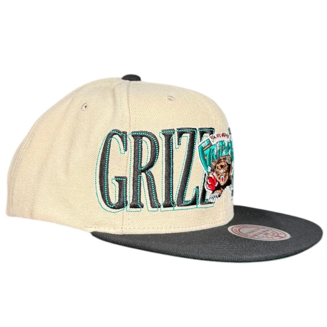 Mitchell & Ness Nba Vancouver Grizzlies Across The Board Snapback (Cream) - Image 2