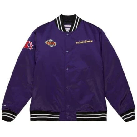 Mitchell & Ness NFL Baltimore Ravens Heavyweight Jacket (Purple)