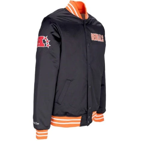 Mitchell & Ness NFL Cincinnati Bengals Heavyweight Jacket (Black) - Image 2