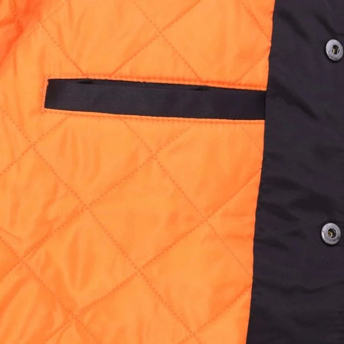 Mitchell & Ness NFL Cincinnati Bengals Heavyweight Jacket (Black) - Image 4
