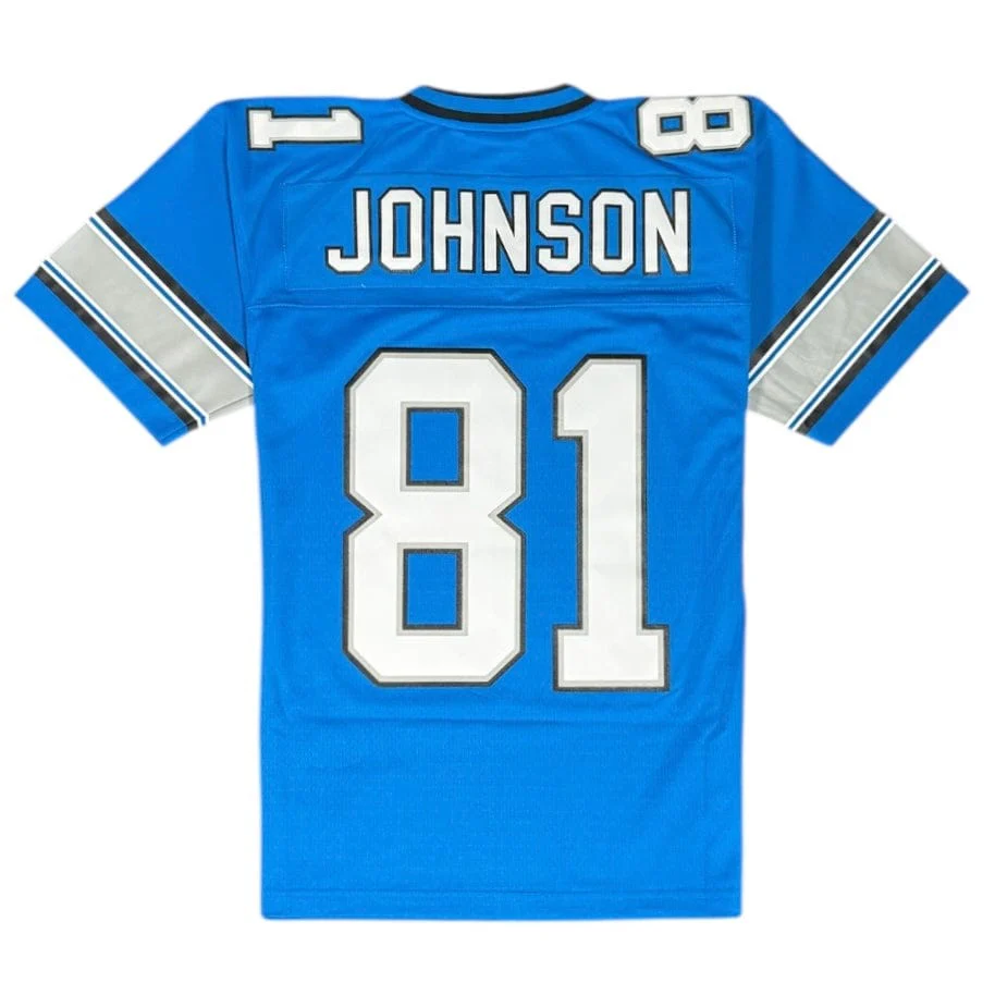Mitchell & Ness NFL Detroit Lions Dark Jersey (Blue) - Image 2