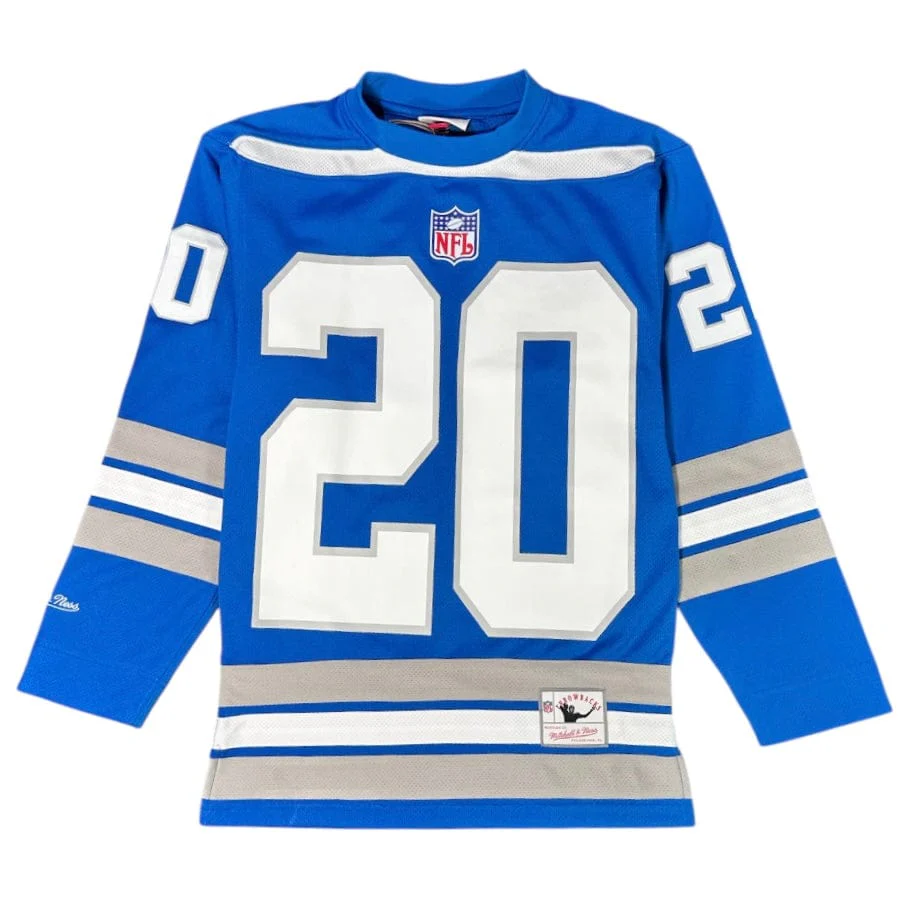 Mitchell & Ness NFL Detroit Lions Maxxed Out Fashion Hockey Jersey (Blue)