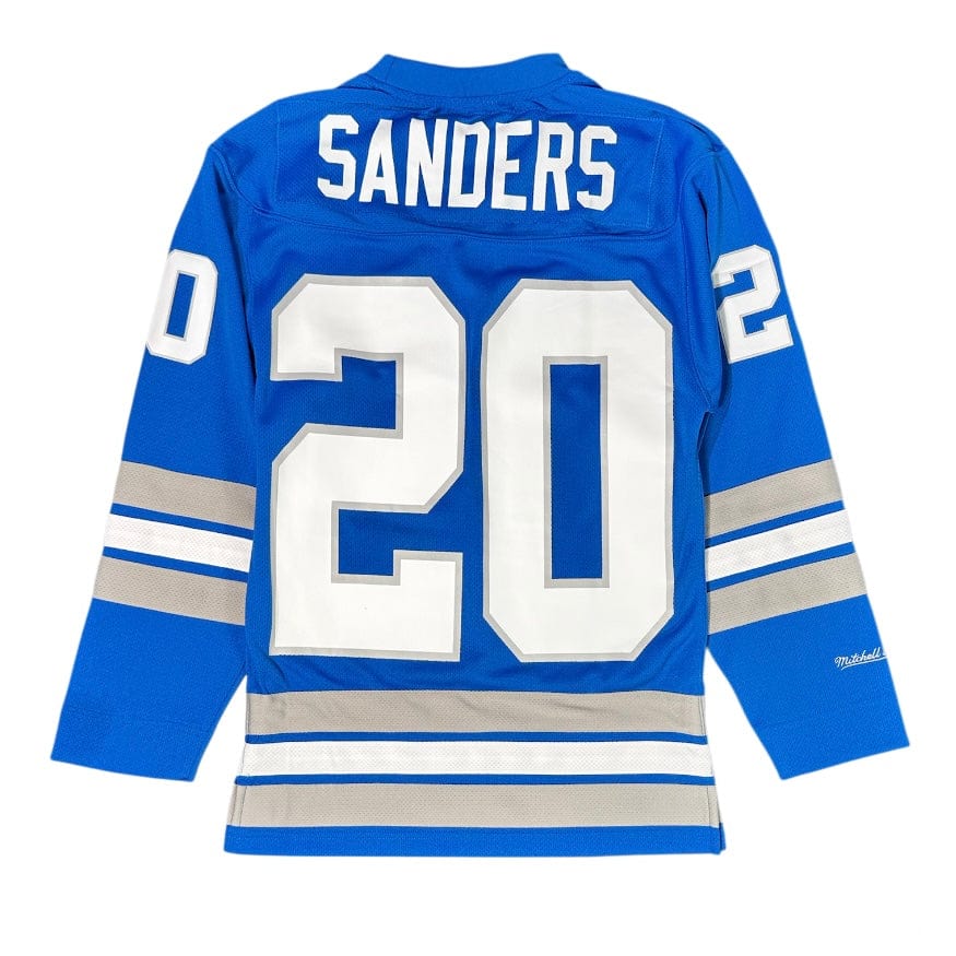 Mitchell & Ness NFL Detroit Lions Maxxed Out Fashion Hockey Jersey (Blue) - Image 2