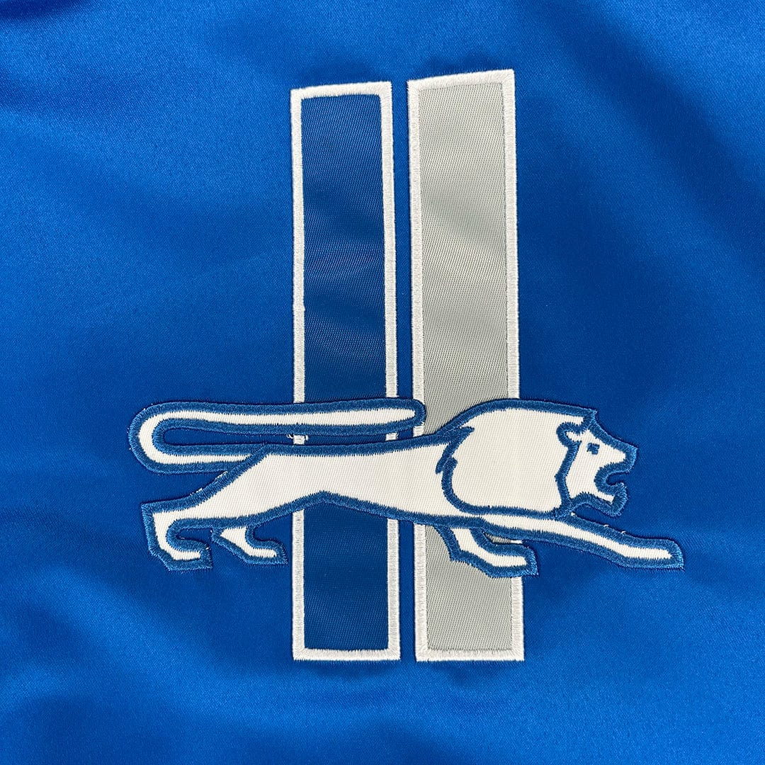 Mitchell & Ness NFL Detroit Lions Primetime Heavyweight Jacket (Blue) - Image 5
