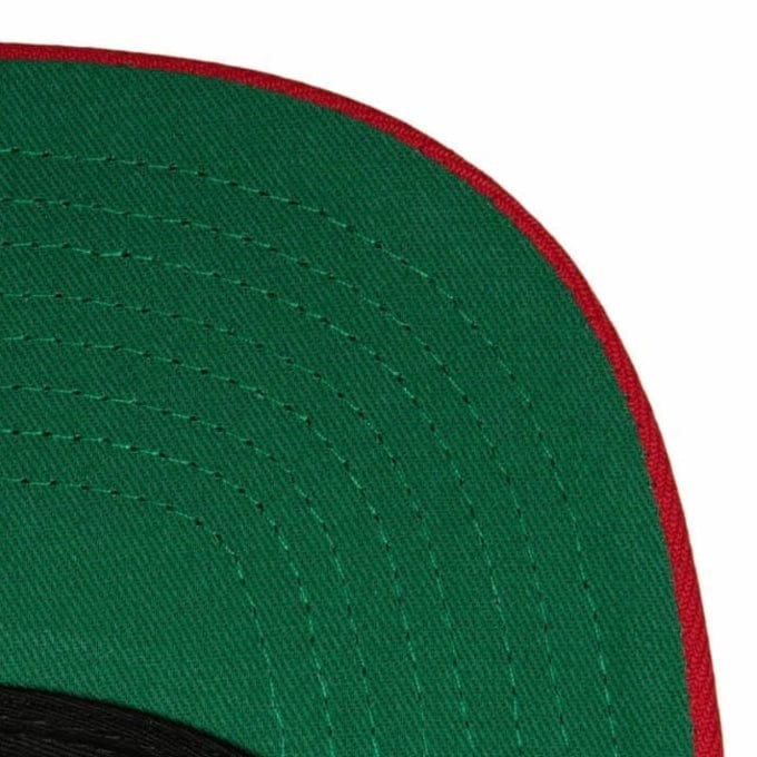 Mitchell & Ness NHL Vintage Detroit Red Wings Crooked Path Snapback (Black) - Image 3