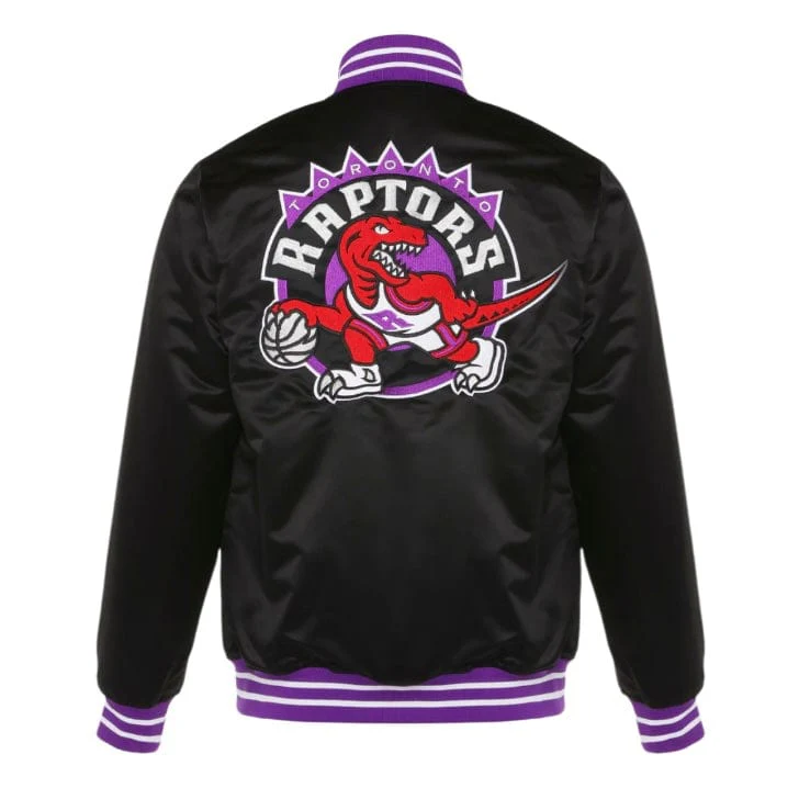 Mitchell & Ness Toronto Raptors Satin Heavyweight Jacket - Image 2