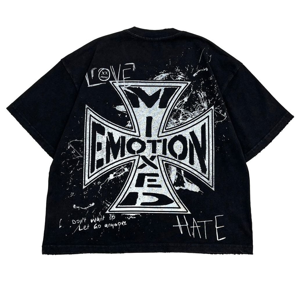Mixed Emotion Chaos Tee (Black) - Image 2