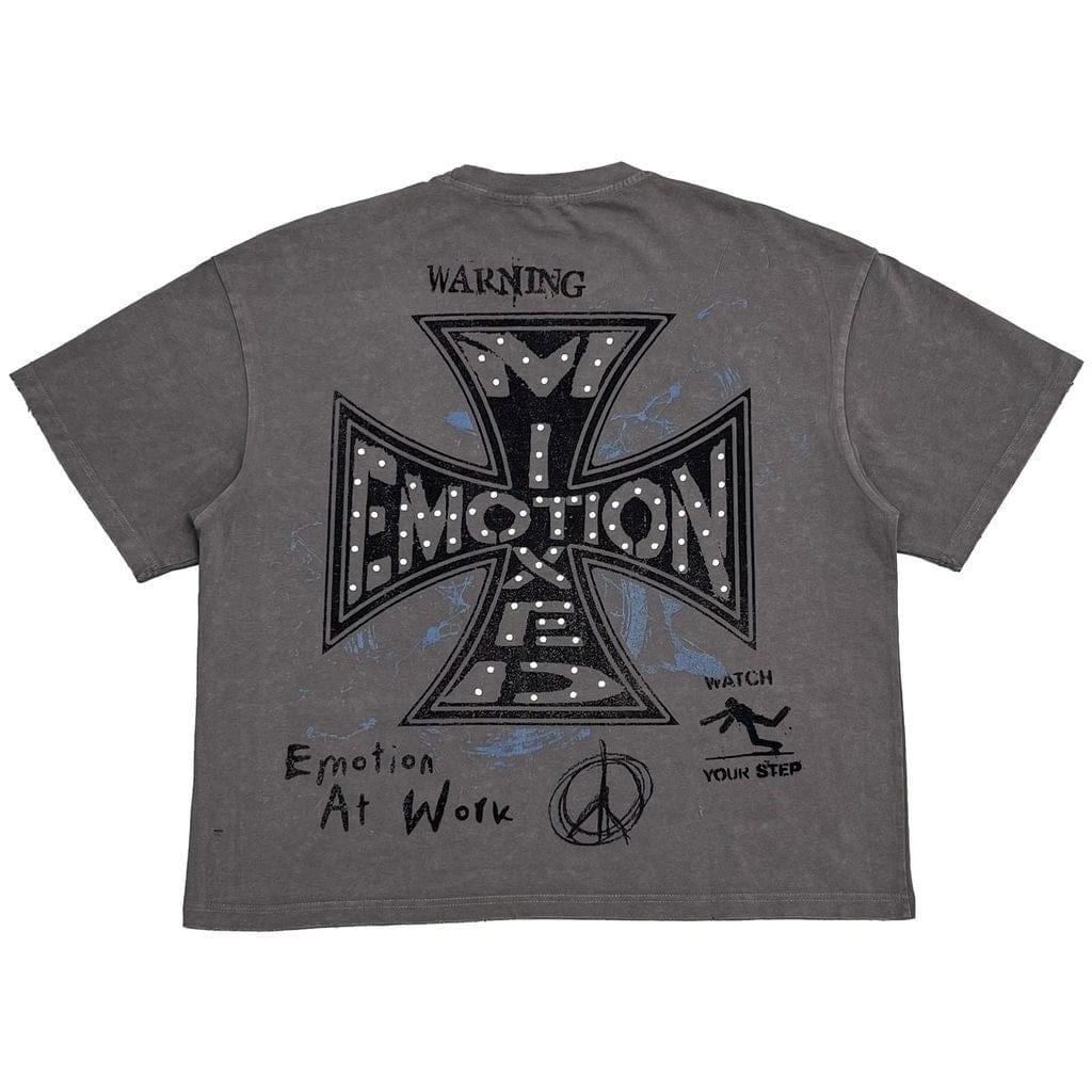 Mixed Emotion Friends Tee (Grey) - Image 2
