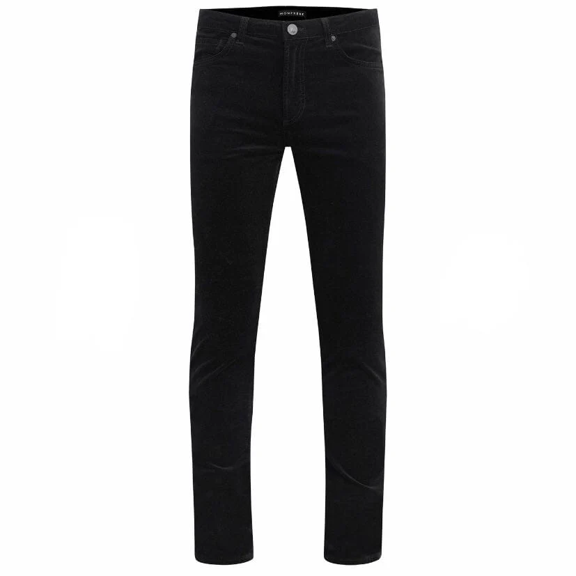Monfrere Greyson Velvet Noir Jeans (Black) 1026V1 - Image 5