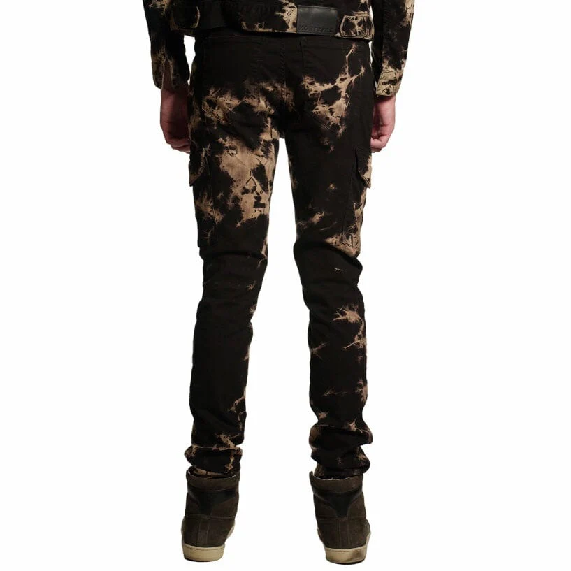 Monfrere Preston Tie Dye Cargo Pants (Sandstorm) 3015J92005 - Image 4