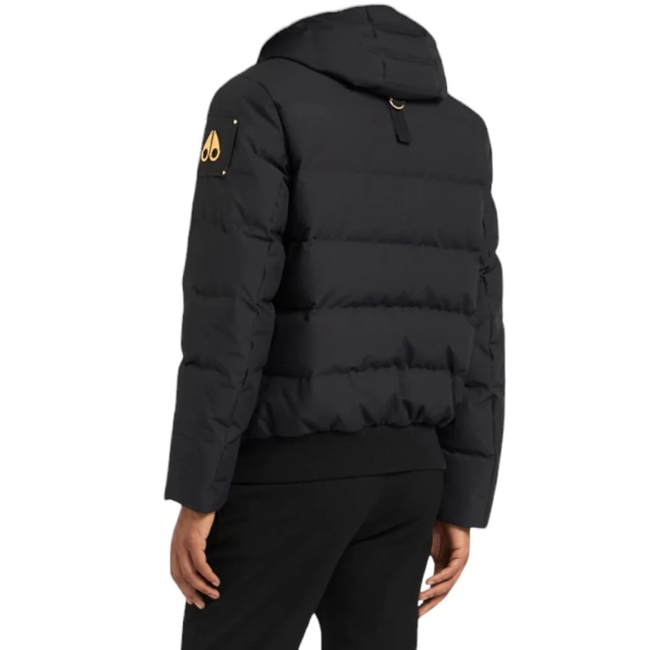 Moose Knuckles Cloud Bomber Sh Gold Black Jacket (Black/Gold) M34MJ005GS - Image 2